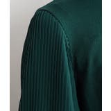 プリーツ袖ニット ☆ ニット プリーツ袖 プリーツ レーヨン混 シフォン | Pierrot | 詳細画像5 