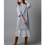 サテンドッキングニットワンピース ワンピース サテン | Pierrot | 詳細画像7 