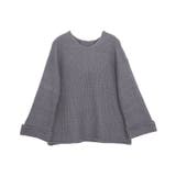 チャコール | バックタックローゲージニット ニット ローゲージ | Pierrot