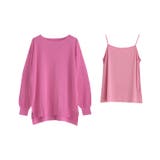 ピンク | インナー付きシアーニット ニット シアー | Pierrot