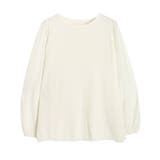 オフホワイト | パフボリュームスリーブフレアニット ニット ボリュームスリーブ | Pierrot