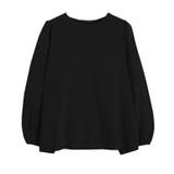 ブラック | パフボリュームスリーブフレアニット ニット ボリュームスリーブ | Pierrot