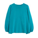 ターコイズブルー | パフボリュームスリーブフレアニット ニット ボリュームスリーブ | Pierrot