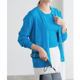 ブルー | ゴールドボタンアンサンブルニット 春 アンサンブルニット | Pierrot