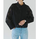 [RASW]レースクロップドワイドシャツ シャツ クロップド丈 | Pierrot | 詳細画像6 