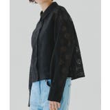 [RASW]レースクロップドワイドシャツ シャツ クロップド丈 | Pierrot | 詳細画像7 