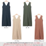 バックリボン 綿麻 オールインワンバックリボン 綿 麻 綿麻 洗濯 洗える | Pierrot | 詳細画像2 