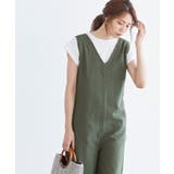 バックリボン 綿麻 オールインワンバックリボン 綿 麻 綿麻 洗濯 洗える | Pierrot | 詳細画像6 