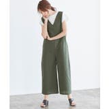 バックリボン 綿麻 オールインワンバックリボン 綿 麻 綿麻 洗濯 洗える | Pierrot | 詳細画像8 