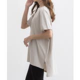 キーネックオーバーTシャツ オーバーサイズ キーネック キーネックTシャツ | Pierrot | 詳細画像8