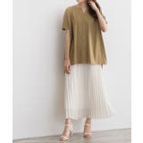 キーネックオーバーTシャツ オーバーサイズ キーネック キーネックTシャツ | Pierrot | 詳細画像18 