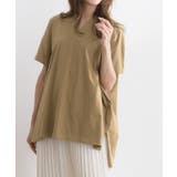 キーネックオーバーTシャツ オーバーサイズ キーネック キーネックTシャツ | Pierrot | 詳細画像19 