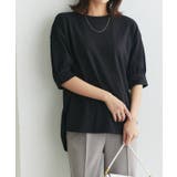 ブラック | パフスリーブチュニックTシャツ Tシャツ パフスリーブ | Pierrot