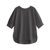 チャコール | パフスリーブチュニックTシャツ Tシャツ パフスリーブ | Pierrot