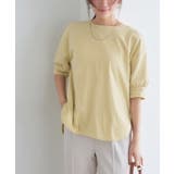 クリームイエロー | パフスリーブチュニックTシャツ Tシャツ パフスリーブ | Pierrot