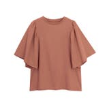 テラコッタ | ギャザースリーブTシャツ Tシャツ カットソー | Pierrot