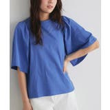 ブルー | ギャザースリーブTシャツ Tシャツ カットソー | Pierrot