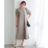 ベージュ | パフスリーブワンピース ワンピース ワンピ | Pierrot