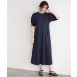 ネイビー | パフスリーブワンピース ワンピース ワンピ | Pierrot