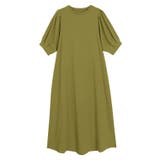オリーブグリーン | パフスリーブワンピース ワンピース ワンピ | Pierrot