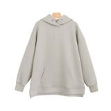 グレージュ | ダンボールフードパーカー パーカー ダンボールニット フード | Pierrot