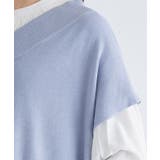 Vネックルーズニットベスト ベスト Vネック | Pierrot | 詳細画像5 