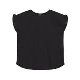 ブラック | リボンデザインフレンチカットソー カットソー フレンチスリーブ | Pierrot