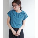 シアン | フレンチパフスリーブTシャツ Tシャツ パフスリーブ | Pierrot