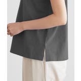 ネックが選べる綿100%フレンチスリーブベーシックTシャツ Ｔシャツ フレンチ | Pierrot | 詳細画像7 