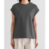 ネックが選べる綿100%フレンチスリーブベーシックTシャツ Ｔシャツ フレンチ | Pierrot | 詳細画像8 