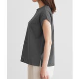 ネックが選べる綿100%フレンチスリーブベーシックTシャツ Ｔシャツ フレンチ | Pierrot | 詳細画像9 