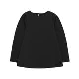 ブラック | ペアスキンベロアバックフレアトップス カットソー ペアスキン | Pierrot