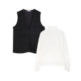ブラック | インナーセットフェイクスエードベスト ベスト インナー | Pierrot