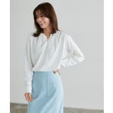 オフホワイト | 防汚2wayボリュームスリーブブラウス ブラウス ボリュームスリーブ | Pierrot