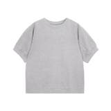 杢グレー | ライトスウェットパフスリーブプルオーバー ライトスウェット パフ袖 | Pierrot