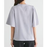 防汚ケープデザインブラウス ブラウス 防汚加工 | Pierrot | 詳細画像7 