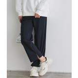 ネイビー | カットコールセミワイドパンツ パンツ セミワイド | Pierrot