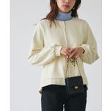 アイボリー | ペアスキンベロアバックフリルブルゾン ブルゾン アウター | Pierrot