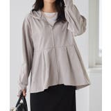 グレージュ | 【UV 接触冷感】多機能フレアパーカー UV対策 | Pierrot