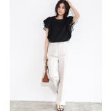 チュールドッキングフレアコットンTシャツ Tシャツ 綿100% | Pierrot | 詳細画像23