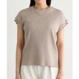 コットンリブメローフレンチTシャツ Tシャツ 綿100％ | Pierrot | 詳細画像5 