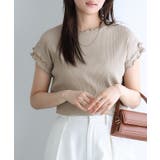 コットンリブメローフレンチTシャツ Tシャツ 綿100％ | Pierrot | 詳細画像18 