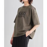 ピグメント加工オーバーサイズロゴTシャツ 綿 100％ | Pierrot | 詳細画像15 