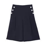 ネイビー | タックハーフマリンパンツ パンツ ハーフパンツ | Pierrot
