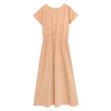 オレンジ | 2wayウエストギャザーワンピース ワンピース 前後2way | Pierrot