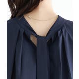 2wayタイフレンチスリーブブラウス ブラウス タイ付き | Pierrot | 詳細画像5