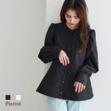 パフスリーブペプラムブラウス ブラウス ペプラム | Pierrot | 詳細画像1 