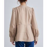 パフスリーブペプラムブラウス ブラウス ペプラム | Pierrot | 詳細画像7 