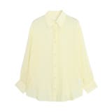 ライトイエロー | シアールーズシャツ シャツ シアー | Pierrot