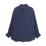 ネイビー | シアールーズシャツ シャツ シアー | Pierrot